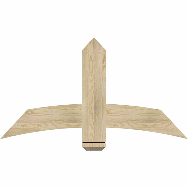 Ekena Millwork Bellingham Rough Sawn Timber Gable Bracket, Douglas Fir, 48"W x 26"H x 4"D x 6"F, 13/12 Pitch GBW048X26X0406BEL00RDF - main